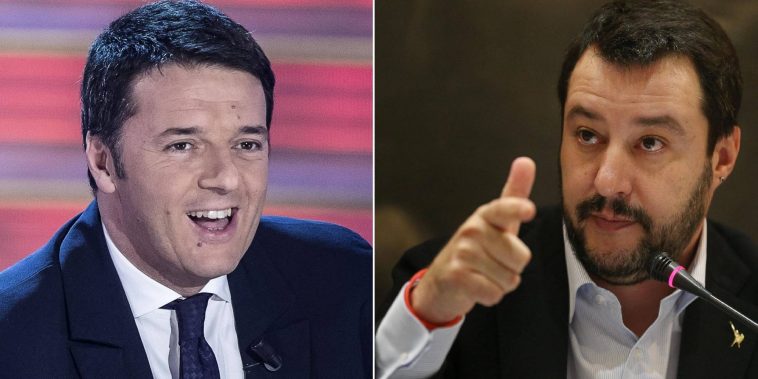 Renzi Salvini DIbattito