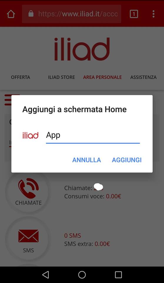 App Iliad Come scaricarla per verificare credito e consumi