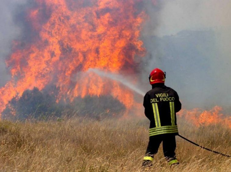Incendio Sardegna Allerta