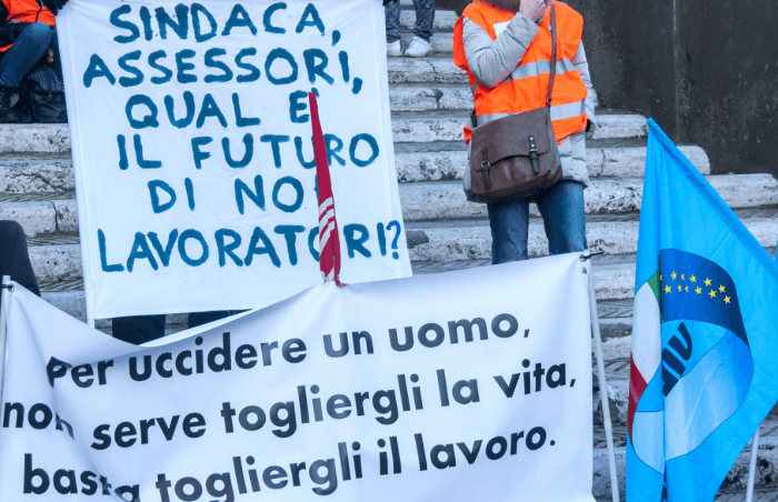 protesta_sede_metropolitane_roma